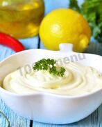 Майонез на молоке и яйцах домашний