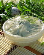 Майонез на перепелиных яйцах с зеленью