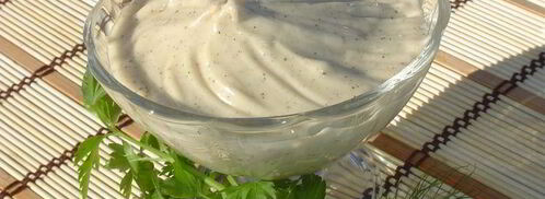 майонез на перепелиных яйцах с зеленью. Шаг 5