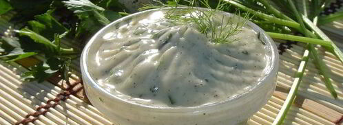 майонез на перепелиных яйцах с зеленью. Шаг 7