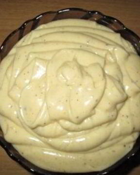 Вегетарианский майонез из сметаны