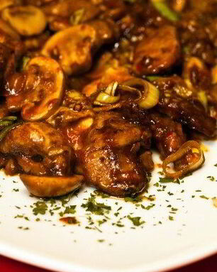 Грибной соус с горчицей