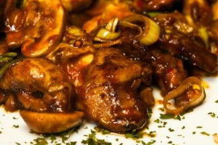 Рецепт грибного соуса с горчицей