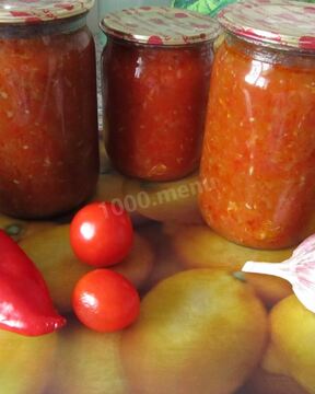 Кетчуп из болгарского перца на зиму