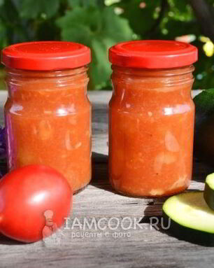 Кетчуп из кабачков
