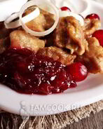 Клюквенный соус к мясу