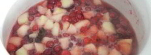 клюквенный соус с яблоком. Шаг 4