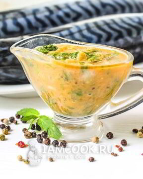 Маринад для рыбы с луком и горчицей