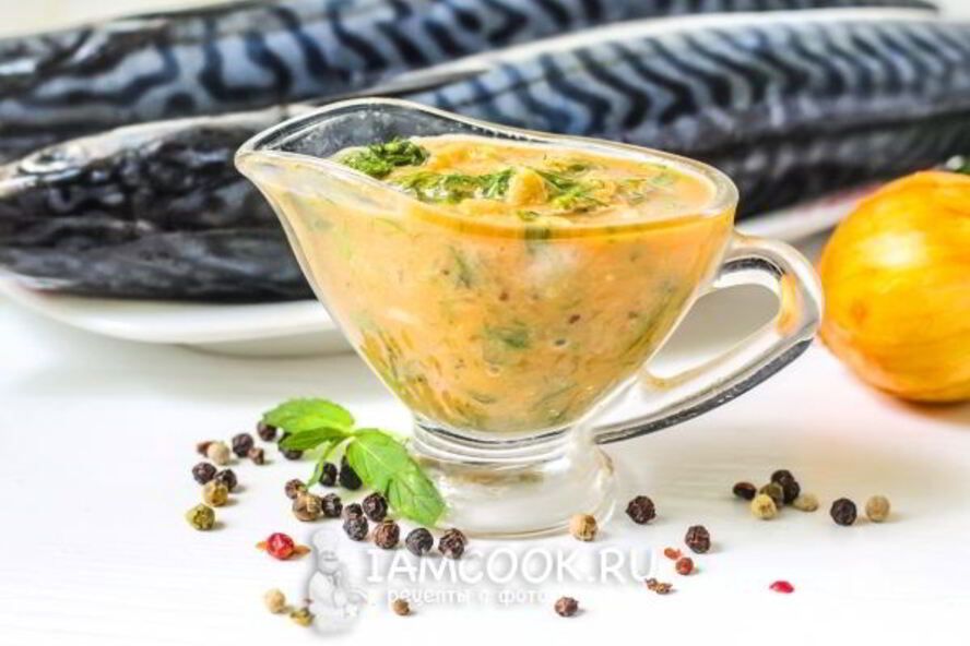 Рецепт маринада для рыбы с луком и горчицей