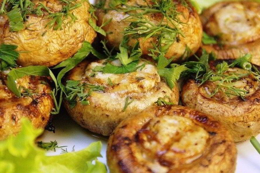 Рецепт маринада для шампиньонов на мангале