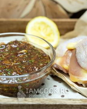 Маринад с зернистой горчицей для курицы