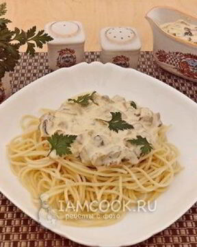 Сливочно-грибной соус