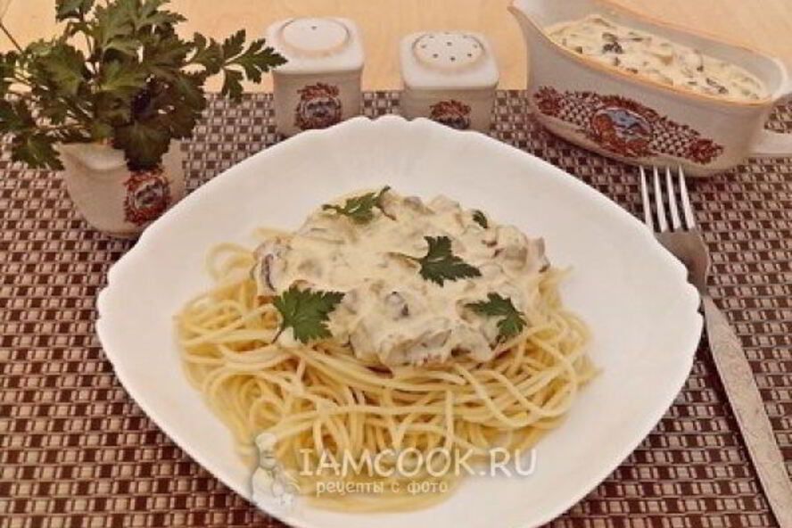 Рецепт сливочно-грибного соус