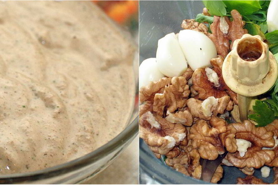 Рецепт соуса баже из грецких орехов