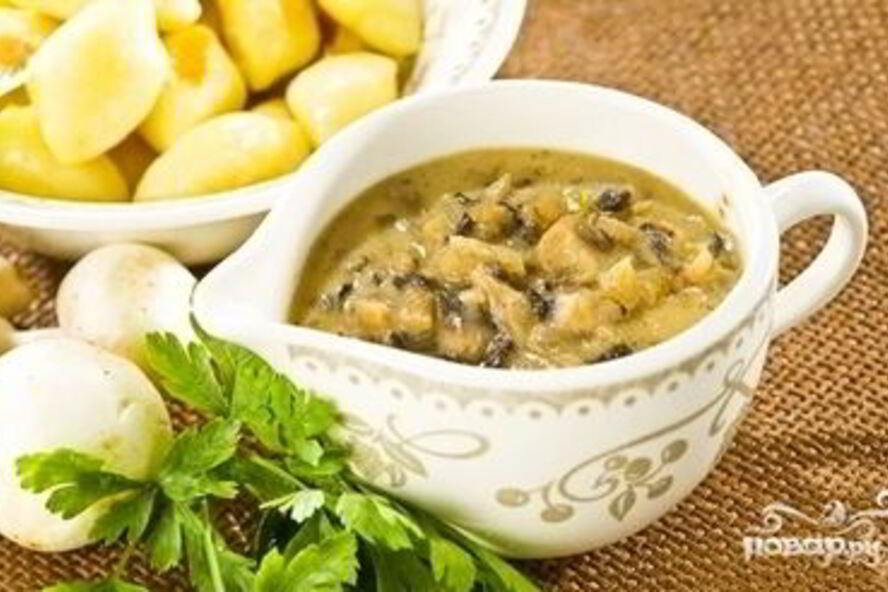 Рецепт соуса из шампиньонов