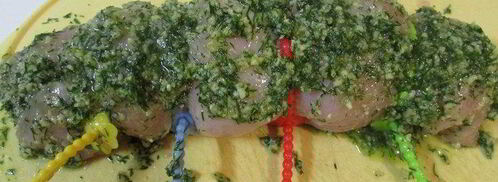 филе индейки с соусом песто. Шаг 10