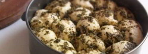 фокачча с соусом песто. Шаг 6