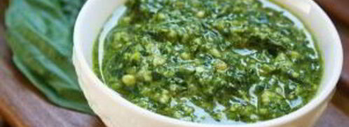 курица с соусом песто. Шаг 4