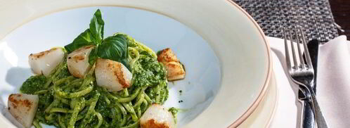 лингвини с соусом песто. Шаг 9