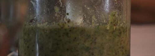 морковные спагетти с соусом песто. Шаг 3