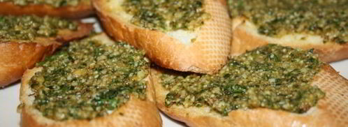 острый песто с козьим сыром и кинзой. Шаг 5