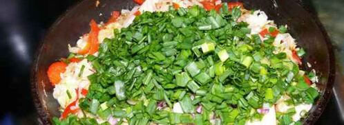 овощи пассированные с соусом песто. Шаг 10