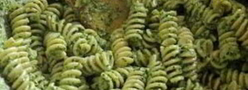 паста с соусом песто из капусты кале и грецких орехов. Шаг 7