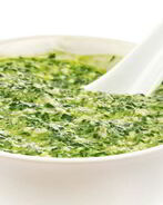 Песто из корн-салата и руколы