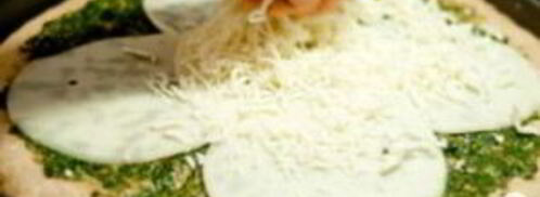 пицца три сыра с соусом песто. Шаг 7