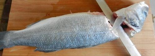 сибас, запеченый с соусом песто. Шаг 5