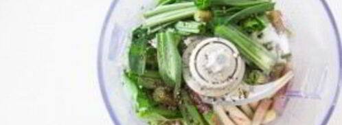 соус песто из черемши. Шаг 4