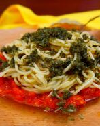 Спагетти с соусом Песто аппетитно и быстро