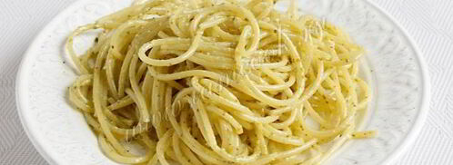 спагетти с соусом песто. Шаг 8