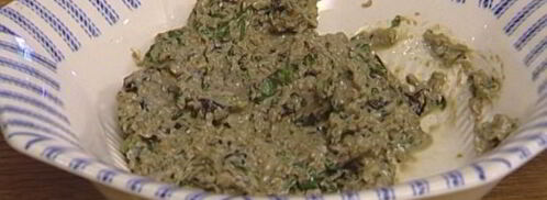 закуска из козьего сыра с соусом песто. Шаг 6