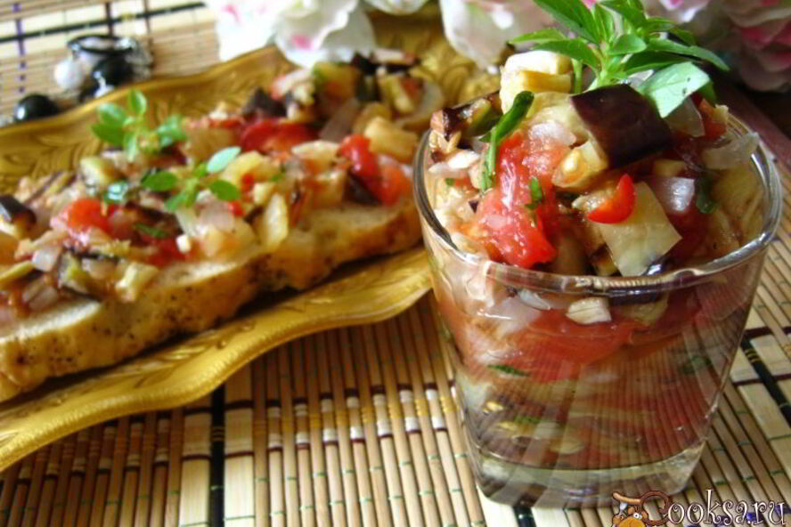 Рецепт баклажанной сальсы