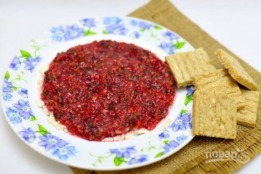 Рецепт клюквенной сальсы