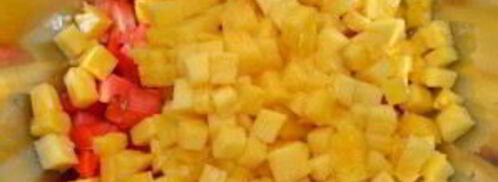 сальса из ананаса и папайи. Шаг 3