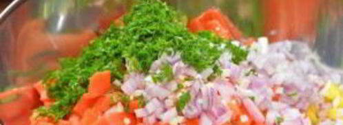 сальса из ананаса и папайи. Шаг 6