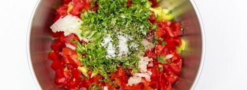 сальса из авокадо с помидорами. Шаг 7