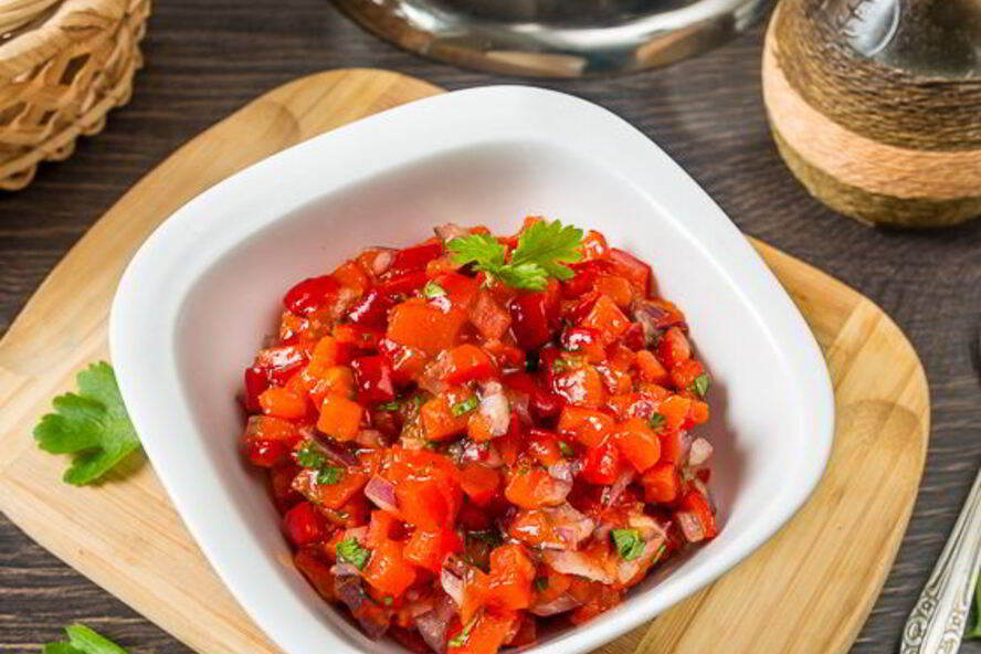 Рецепт сальсы из печеного перца