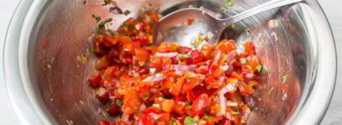 сальса из печеного перца. Шаг 10