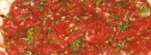томатная сальса с кинзой и луком. Шаг 6