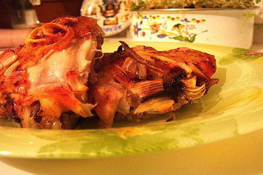 Рецепт курицы в гранатовом соусе