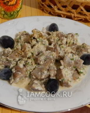 Сациви с грибами