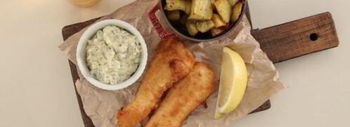 фиш-энд-чипс с соусом тартар. Шаг 5