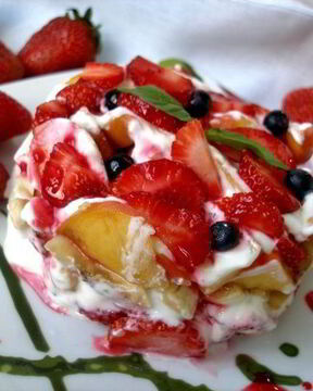 Фруктово-ягодный тартар