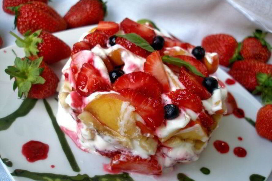 Рецепт фруктово-ягодного тартар