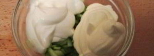 соус тартар из свежих огурцов. Шаг 3