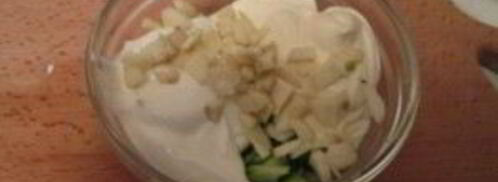 соус тартар из свежих огурцов. Шаг 4