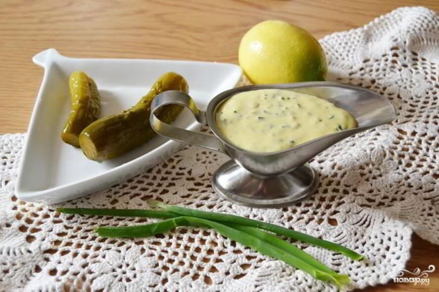 Рецепт соуса тартар к рыбе